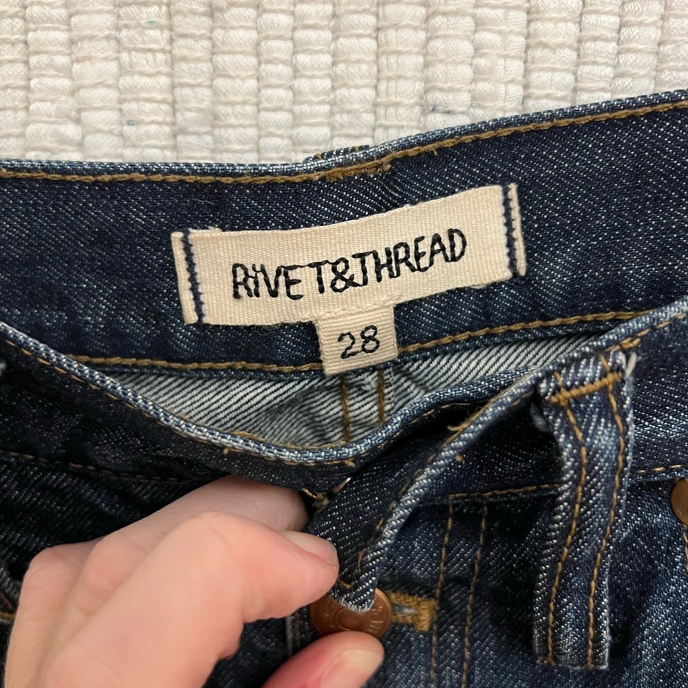 Madewell Rivet & Thread Button-Front Boyjean - Picture 3 of 4